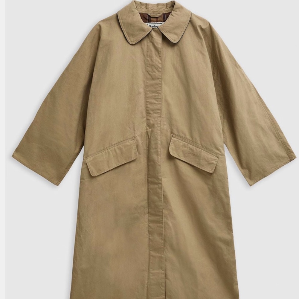 BARBOUR The Edit By Alexa Lizzy Showerproof Mac Coat